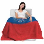 los angeles dodgers gradient dots blue blanket latest model