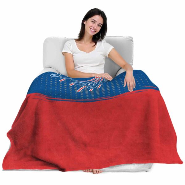 los angeles dodgers gradient dots blue blanket latest model