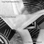 los angeles kings diagonal stripes black blanket best selling