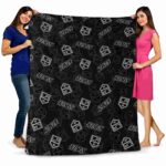 los angeles kings diehard fans black blanket best selling