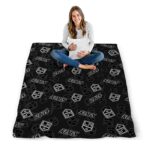 los angeles kings diehard fans black blanket best selling