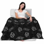 los angeles kings diehard fans black blanket best selling