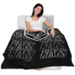 los angeles kings fan pride black blanket latest model