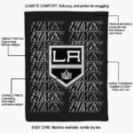 los angeles kings fan pride black blanket new arrival