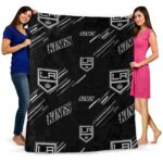 los angeles kings fan spirit black blanket fashion forward
