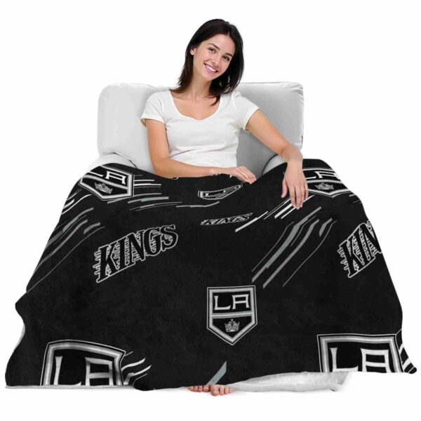 los angeles kings fan spirit black blanket latest model