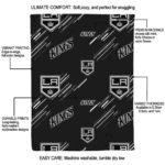 los angeles kings fan spirit black blanket new arrival