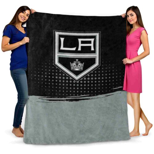 los angeles kings gradient dots black blanket fashion forward
