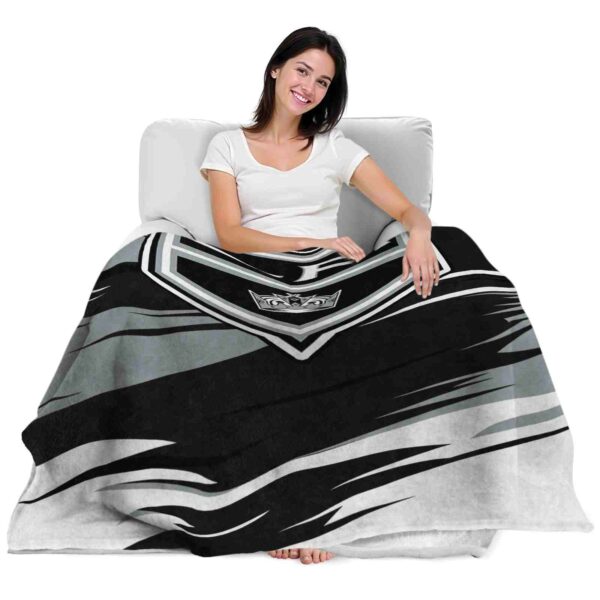 los angeles kings paint streaks black white blanket latest model