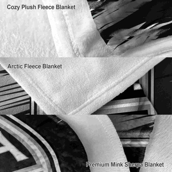 los angeles kings paint streaks black white blanket premium grade
