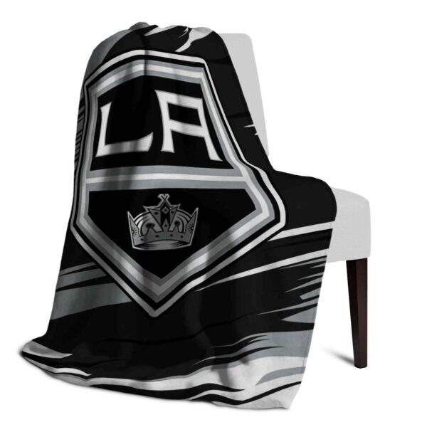 los angeles kings paint streaks black white blanket top rated