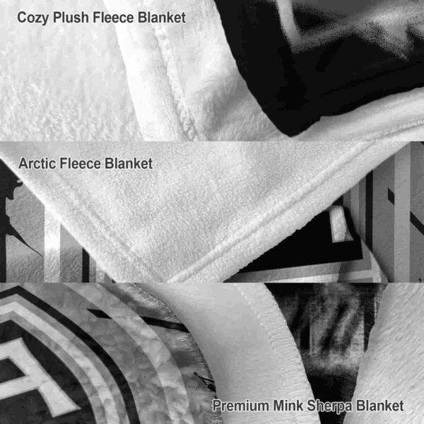 los angeles kings splatter effect black blanket premium grade