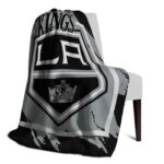 los angeles kings splatter effect black blanket top rated