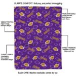los angeles lakers diehard fans purple blanket best selling