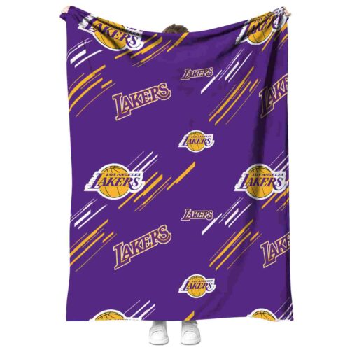 los angeles lakers fan spirit purple blanket best selling