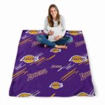 los angeles lakers fan spirit purple blanket best selling