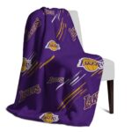 los angeles lakers fan spirit purple blanket best selling
