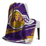 los angeles lakers paint streaks purple white blanket top rated