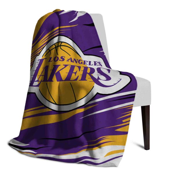 los angeles lakers paint streaks purple white blanket top rated
