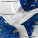 los angeles rams diehard fans blue blanket premium grade