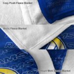 los angeles rams fan pride blue blanket best selling