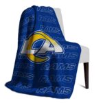 los angeles rams fan pride blue blanket best selling