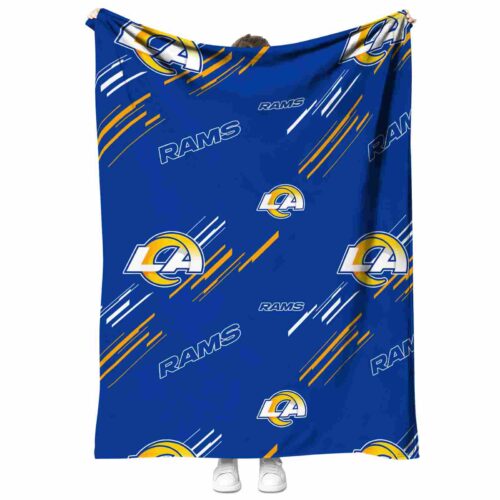 los angeles rams fan spirit blue blanket best selling