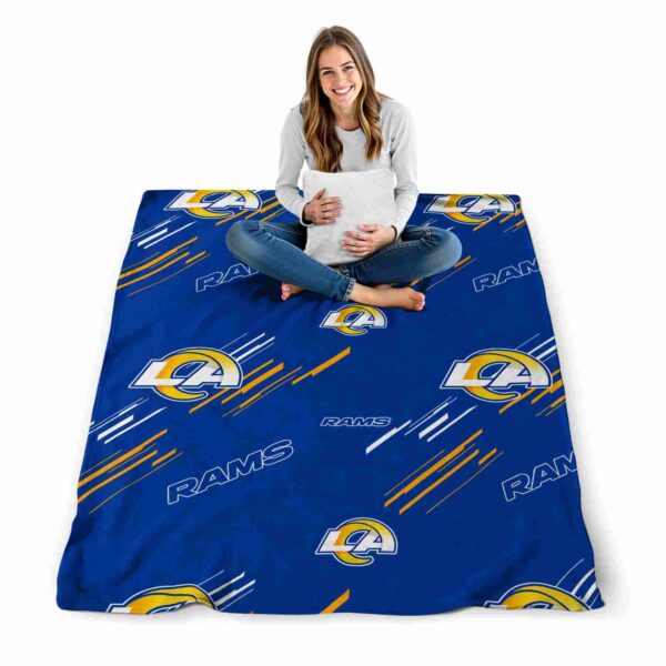 los angeles rams fan spirit blue blanket high quality