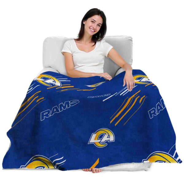 los angeles rams fan spirit blue blanket latest model