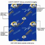 los angeles rams fan spirit blue blanket new arrival