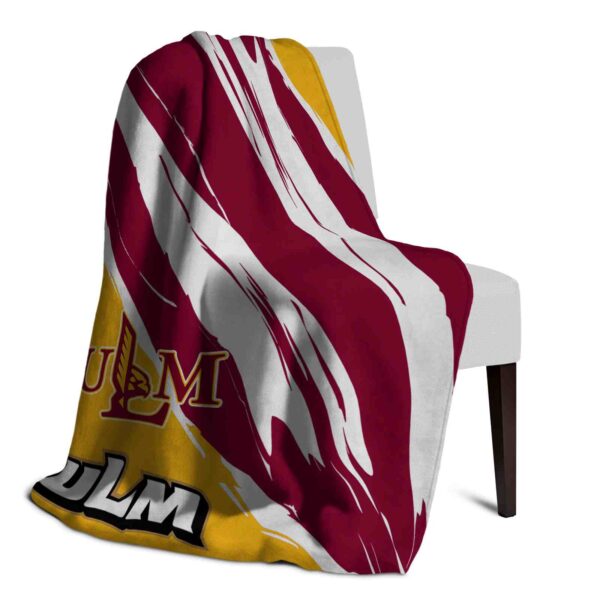 louisiana monroe warhawks brushstrokes red white blanket top rated