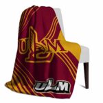 louisiana monroe warhawks diagonal stripes red blanket best selling