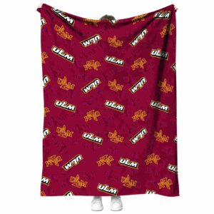 louisiana monroe warhawks diehard fans red blanket best selling