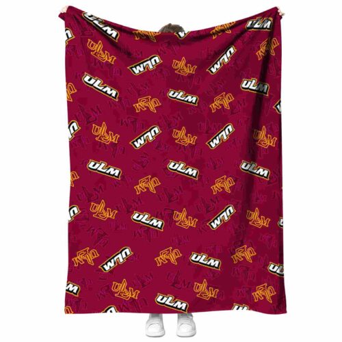 louisiana monroe warhawks diehard fans red blanket best selling