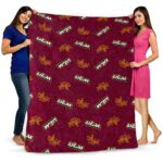 louisiana monroe warhawks diehard fans red blanket best selling