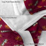 louisiana monroe warhawks diehard fans red blanket best selling