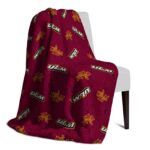 louisiana monroe warhawks diehard fans red blanket best selling