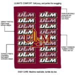 louisiana monroe warhawks fan pride red blanket best selling