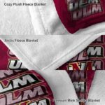 louisiana monroe warhawks fan pride red blanket best selling