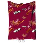 louisiana monroe warhawks fan spirit red blanket best selling