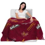 louisiana monroe warhawks fan spirit red blanket best selling