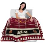 louisiana monroe warhawks football field red blanket best selling