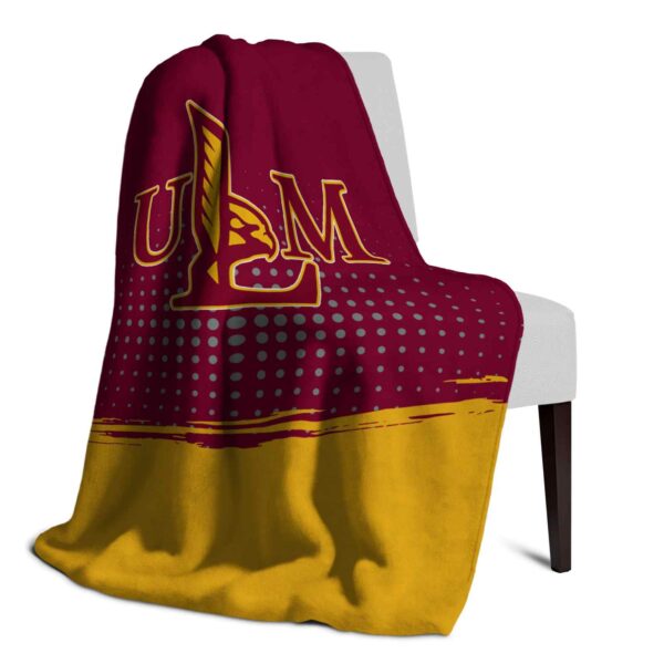 louisiana monroe warhawks gradient dots red blanket top rated
