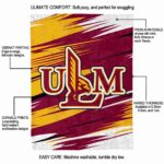 louisiana monroe warhawks paint streaks red white blanket new arrival