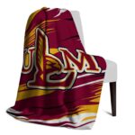 louisiana monroe warhawks paint streaks red white blanket top rated