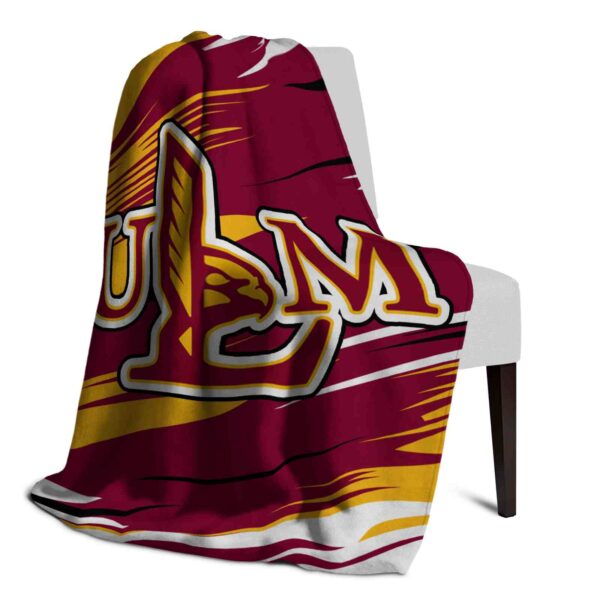 louisiana monroe warhawks paint streaks red white blanket top rated