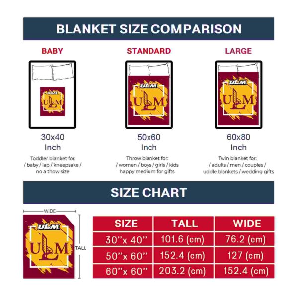 louisiana monroe warhawks splatter effect red blanket trendy
