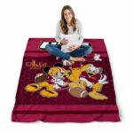 louisiana monroe warhawks three musketeers red blanket best selling