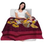 louisiana monroe warhawks three musketeers red blanket best selling