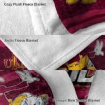 louisiana monroe warhawks three musketeers red blanket best selling